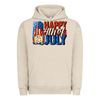 Pigment French Oak Happy 4th of july gnome Urban Hoodie - CowGirlArtShop
