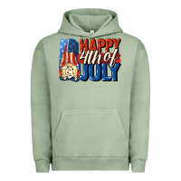 Pigment Oil Green Happy 4th of july gnome Urban Hoodie - CowGirlArtShop