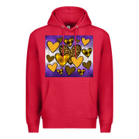 Cardinal lakers hearts Premium Hoodie - JahusDesignShop