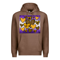 Chestnut lakers hearts Premium Hoodie - JahusDesignShop
