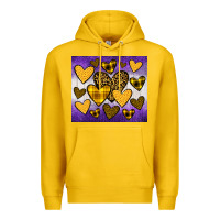 Lemon lakers hearts Premium Hoodie - JahusDesignShop