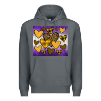 Rock lakers hearts Premium Hoodie - JahusDesignShop