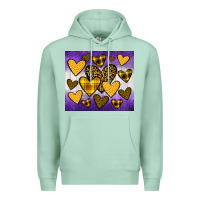 Seafoam lakers hearts Premium Hoodie - JahusDesignShop