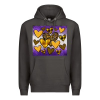 Smoke lakers hearts Premium Hoodie - JahusDesignShop