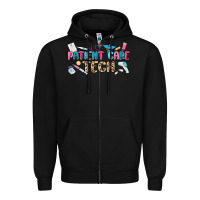 Black patient care tech Zipper Hoodie - MaliasSmallBusiness
