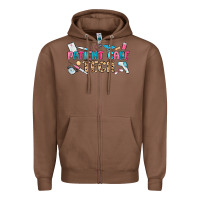 Chestnut patient care tech Zipper Hoodie - MaliasSmallBusiness