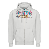 Dove Grey patient care tech Zipper Hoodie - MaliasSmallBusiness