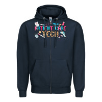Navy patient care tech Zipper Hoodie - MaliasSmallBusiness