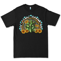 Black western rainbow with cactus Premium Tee - RanaPortraitStore