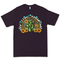 Plum western rainbow with cactus Premium Tee - RanaPortraitStore