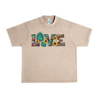 French Oak western gemstone sunflowers serape leopard turquoise love Urban Heavy Tee - Artiststas