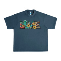Midnight Navy western gemstone sunflowers serape leopard turquoise love Urban Heavy Tee - Artiststas