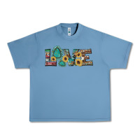 Pebble Blue western gemstone sunflowers serape leopard turquoise love Urban Heavy Tee - Artiststas
