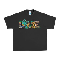 Pigment Black western gemstone sunflowers serape leopard turquoise love Urban Heavy Tee - Artiststas