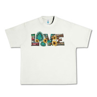 Pistachio western gemstone sunflowers serape leopard turquoise love Urban Heavy Tee - Artiststas