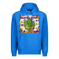 True Royal Mardi Gras fleur de lis Premium Hoodie - NancyCooperArtShop