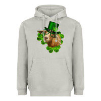 Moon Dust st. patrick's day goat clovers and leprechaun hat Heavyweight Hoodie - RanaPortraitStore