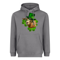 Storm st. patrick's day goat clovers and leprechaun hat Heavyweight Hoodie - RanaPortraitStore
