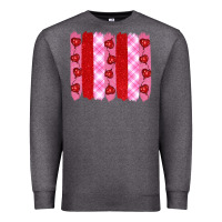 Charcoal Heather valentine's day brushstrokes Premium Sweatshirt - RanaPortraitStore