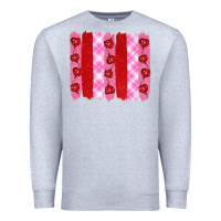 Heather Grey valentine's day brushstrokes Premium Sweatshirt - RanaPortraitStore