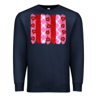 Navy valentine's day brushstrokes Premium Sweatshirt - RanaPortraitStore