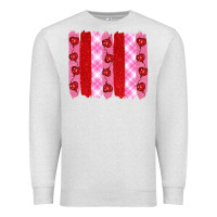 Oatmeal Heather valentine's day brushstrokes Premium Sweatshirt - RanaPortraitStore