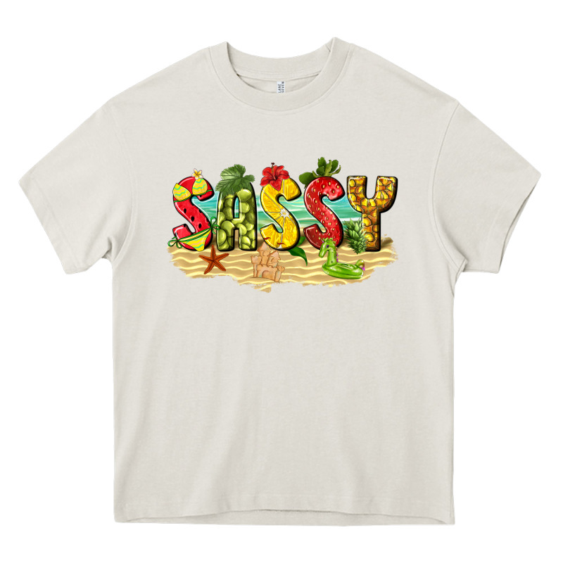 Sassy Beach Heavy Core Tee by texasbilliewilder | Teevron