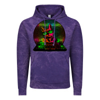 Cloud Purple HOUSE CAT (Rainbow DJ Kitty) Vintage Hoodie - Bettercallsaul