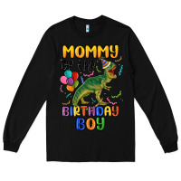 Black mommy of the birthday boy Long Sleeve Tee - MaliasSmallBusiness