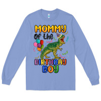 Colony Blue mommy of the birthday boy Long Sleeve Tee - MaliasSmallBusiness