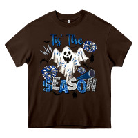 Chocolate Brown Tis' The Season Cheer Ghost Heavy Core Tee - BarkalooDesign