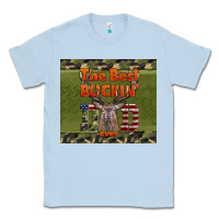 Dusty Blue Best Bucking Dad Ever Classic Tee - LillyAllenDesigns