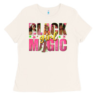 Bone black girl magic with afro black women Ladies Tee - texasbilliewilder