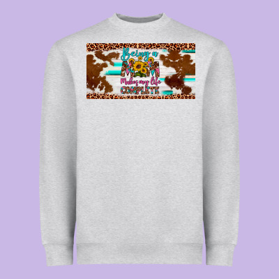 Being A Mom Makes My Life Complete License Plate Heavyweight Sweatshirt Designed By Artiststas