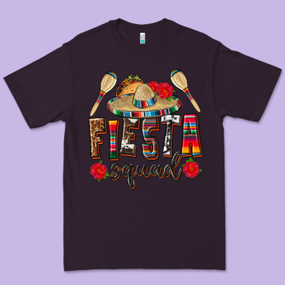 Mexico Fiesta Squad Premium Tee Designed By Texasbilliewilder
