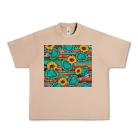 Burro western gemstone sunflowers serape cowhide glitter wooden Urban Heavy Tee - Artiststas