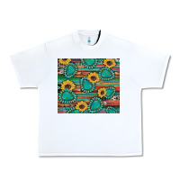 White western gemstone sunflowers serape cowhide glitter wooden Urban Heavy Tee - Artiststas