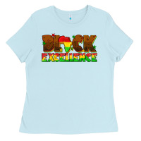 Baby Blue black excellence juneteenth Ladies Tee - texasbilliewilder