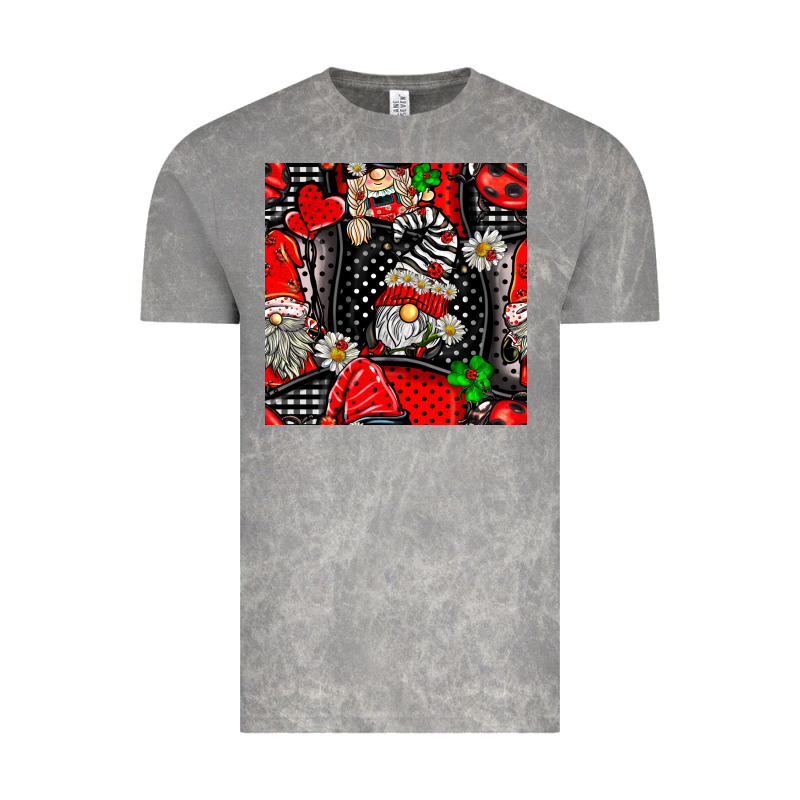 Ladybug Gnomes Seamless Pattern Vintage Tee by BundleAndBundleShop | Teevron