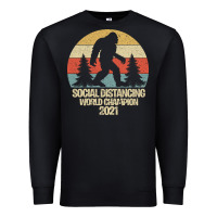 Black Bigfoot Social Distancing World Champion Premium Sweatshirt - Bettercallsaul