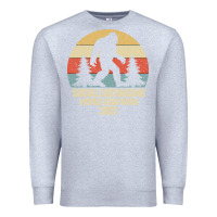 Heather Grey Bigfoot Social Distancing World Champion Premium Sweatshirt - Bettercallsaul