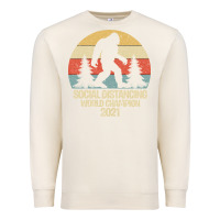 Sandshell Bigfoot Social Distancing World Champion Premium Sweatshirt - Bettercallsaul