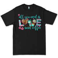 Black all you need is love and coffee Premium Tee - AdoDesignShop