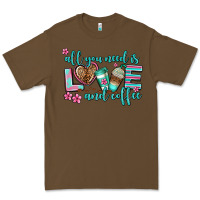 Cacao all you need is love and coffee Premium Tee - AdoDesignShop