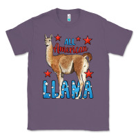 Lavender All American Llama Classic Tee - LillyAllenDesigns