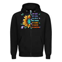 Black you are inspiration Zipper Hoodie - MaliasSmallBusiness