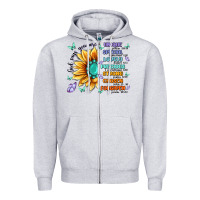 Heather Grey you are inspiration Zipper Hoodie - MaliasSmallBusiness