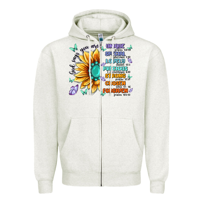 You Are Inspiration Zipper Hoodie by MaliasSmallBusiness | Teevron