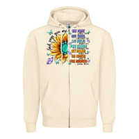 Sandshell you are inspiration Zipper Hoodie - MaliasSmallBusiness