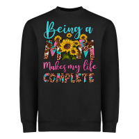 Black being a mom makes my life complete Heavyweight Sweatshirt - Artiststas